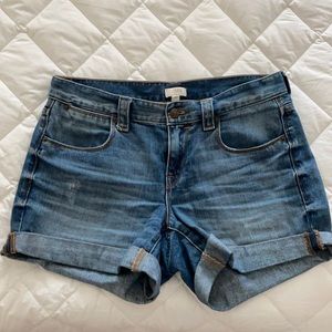 J. CREW Cuffed Denim Shorts 28 Style C6013 Jeans